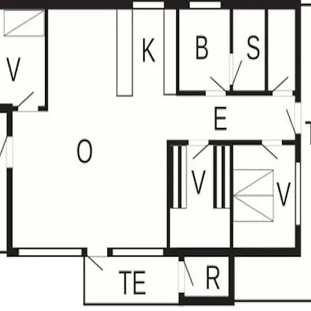 別荘 6 Person In Pandrup-by Traum Rødhus